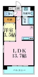 ノーブル広島駅前の物件間取画像